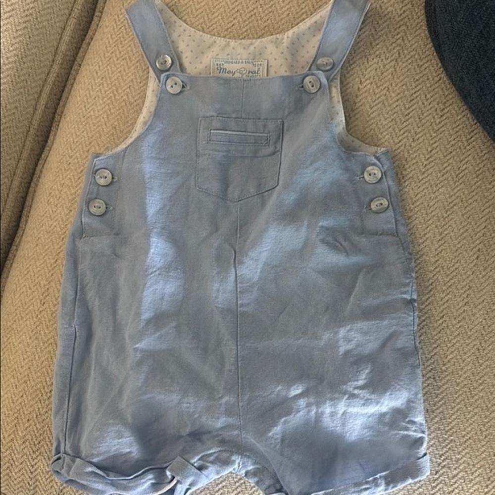 Mayoral Blue Romper One Piece